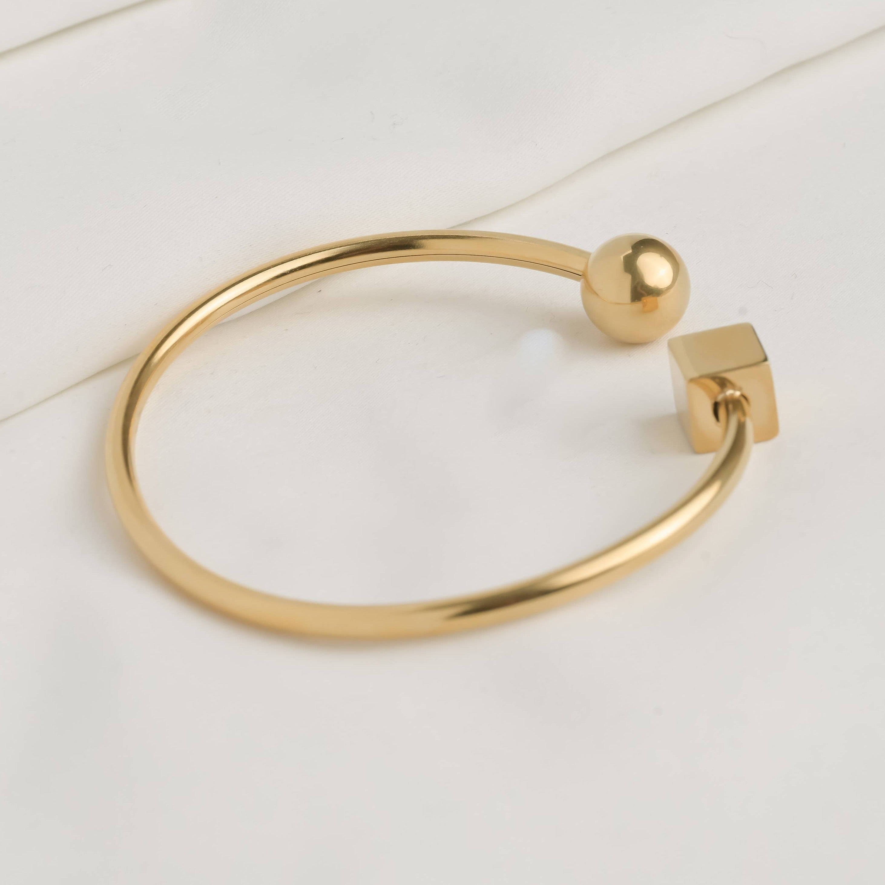 Pulsera de puño de oro - Puños audaces impermeables - Pulsera de brazalete