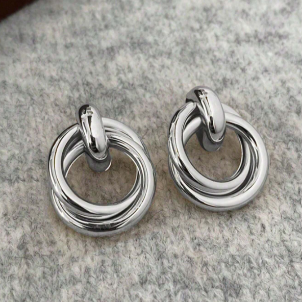 Twisted Hoop Earrings