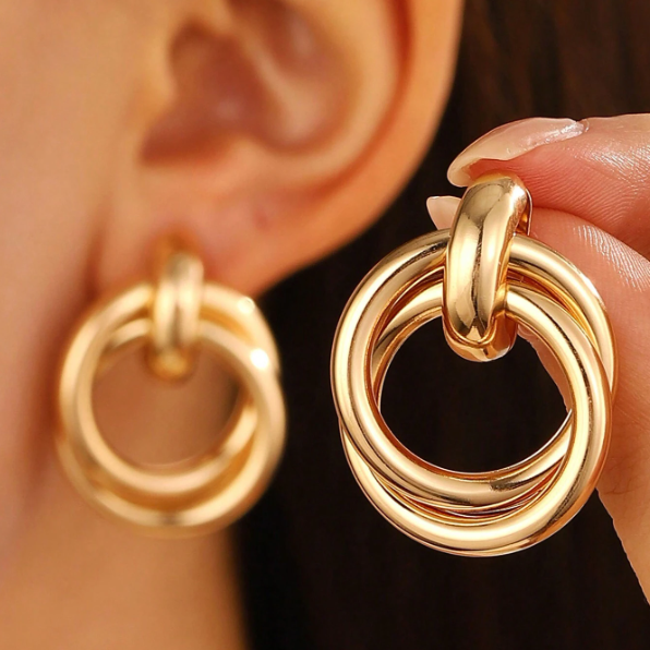 Twisted Hoop Earrings