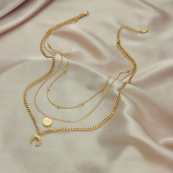 Multilayered Pendant Necklace