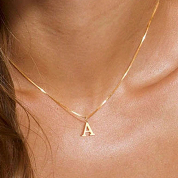 Stainless Steel Letter Necklace