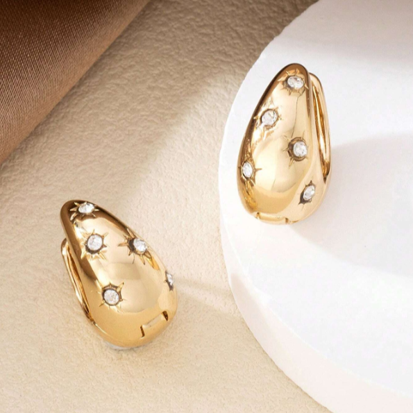 Star Shaped Stud Earrings