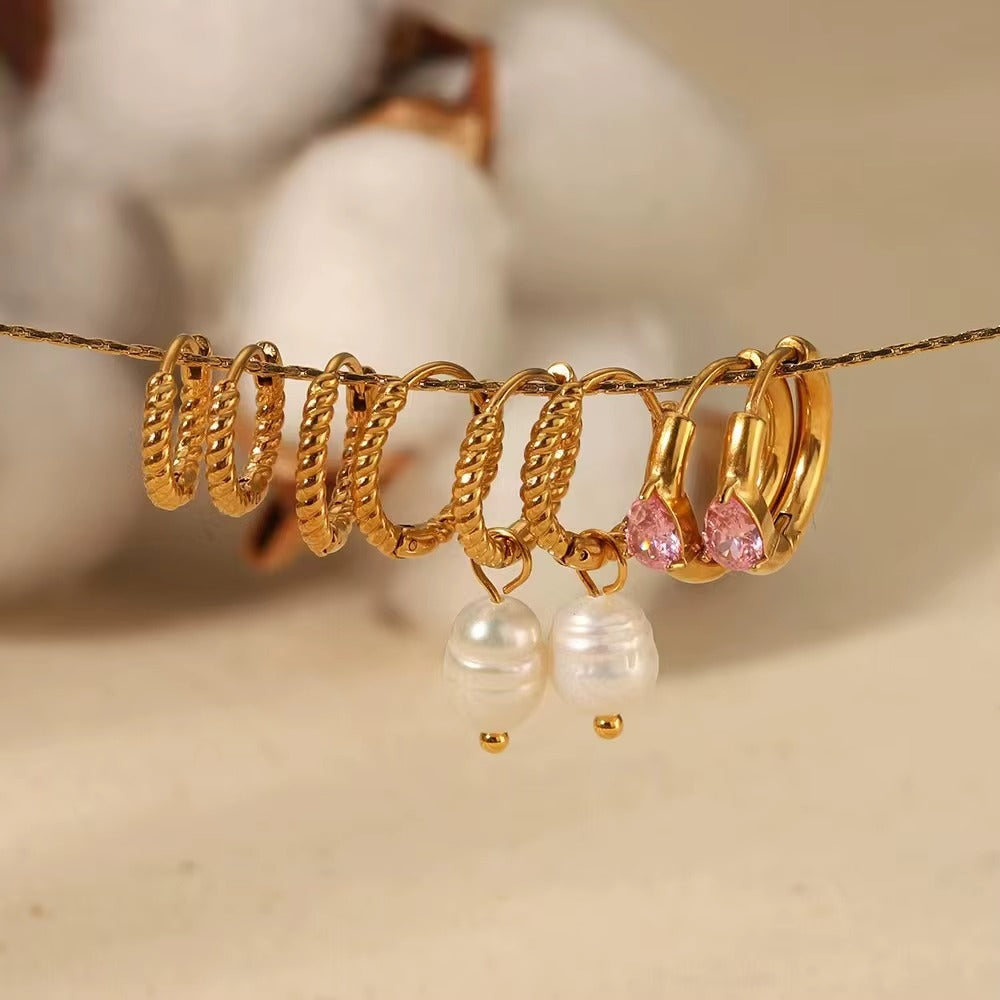 Noa Pearl Hoop