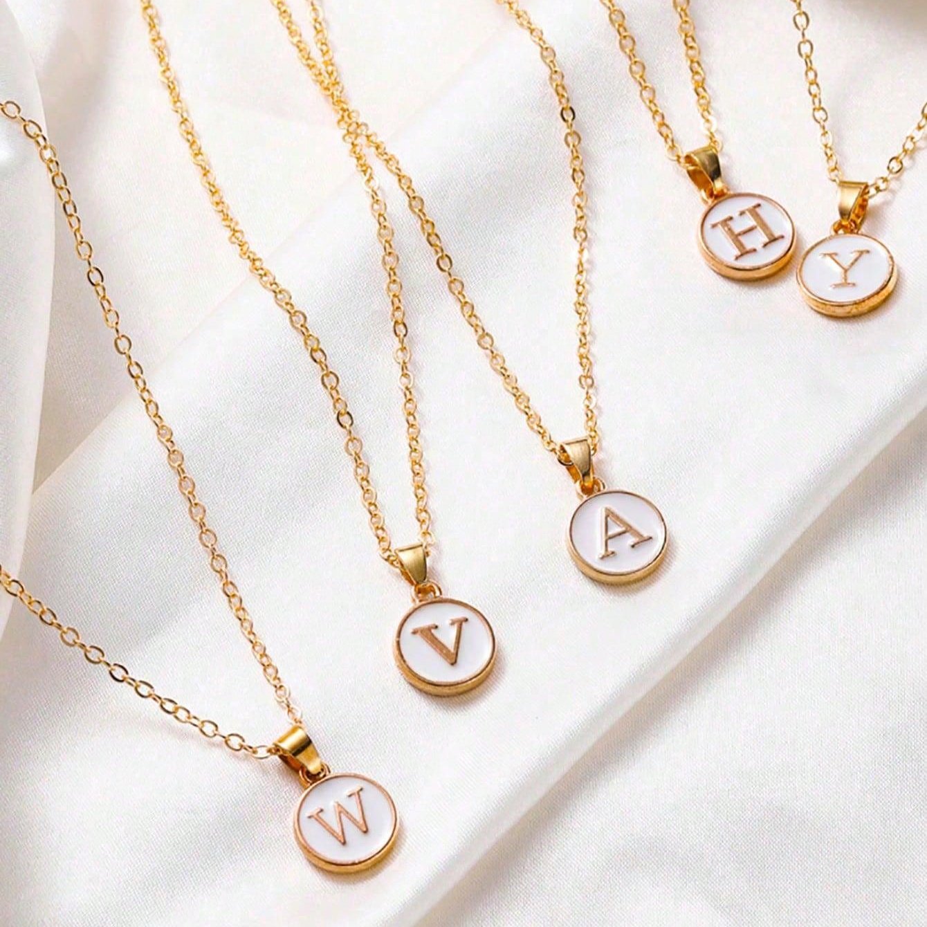 Personalized Gold Initial Pendant Necklace