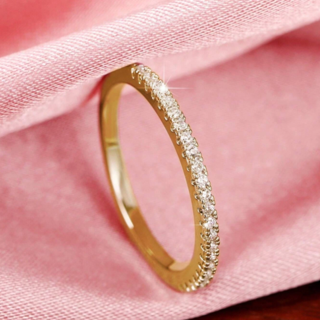 Cubic Zirconia Decor Ring