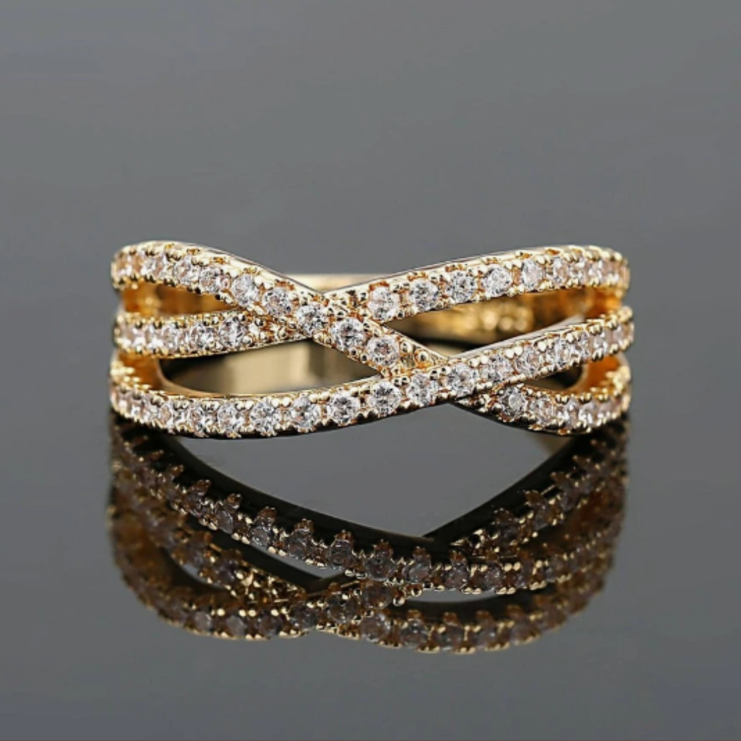 Cubic Zirconia Decor Ring