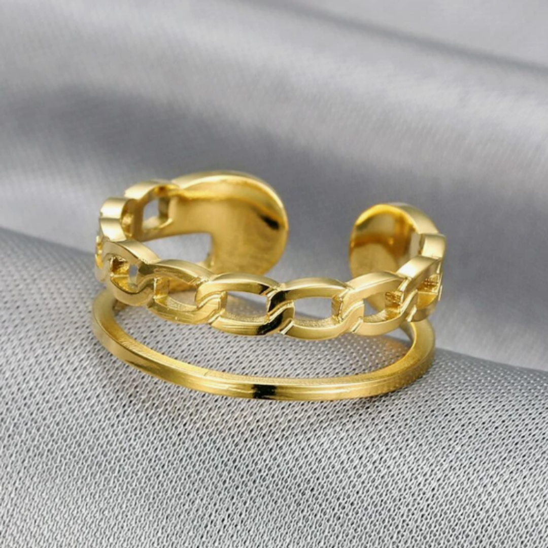 Hollow Out Cuff Ring