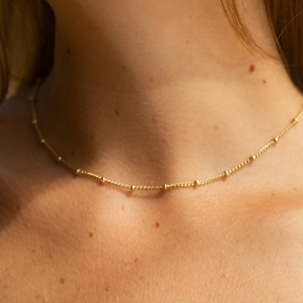 Stainless Steel Satellite Chain Necklace