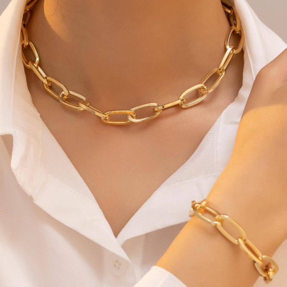 Minimalist Chain Jewelry Set