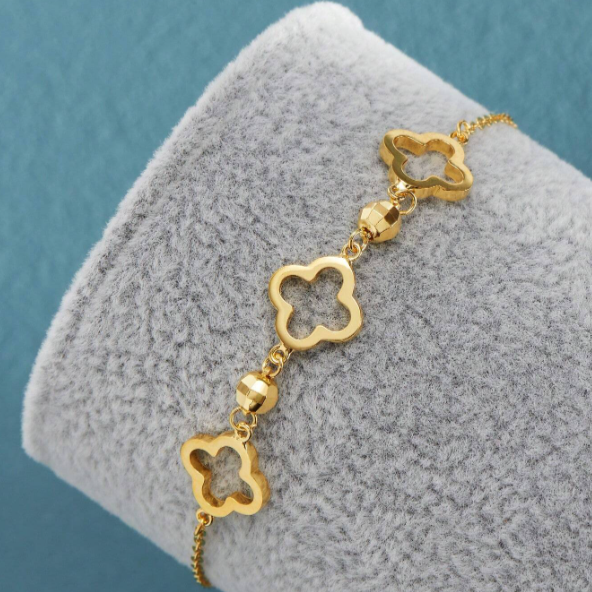 925 Sterling Gold Bracelet Chain