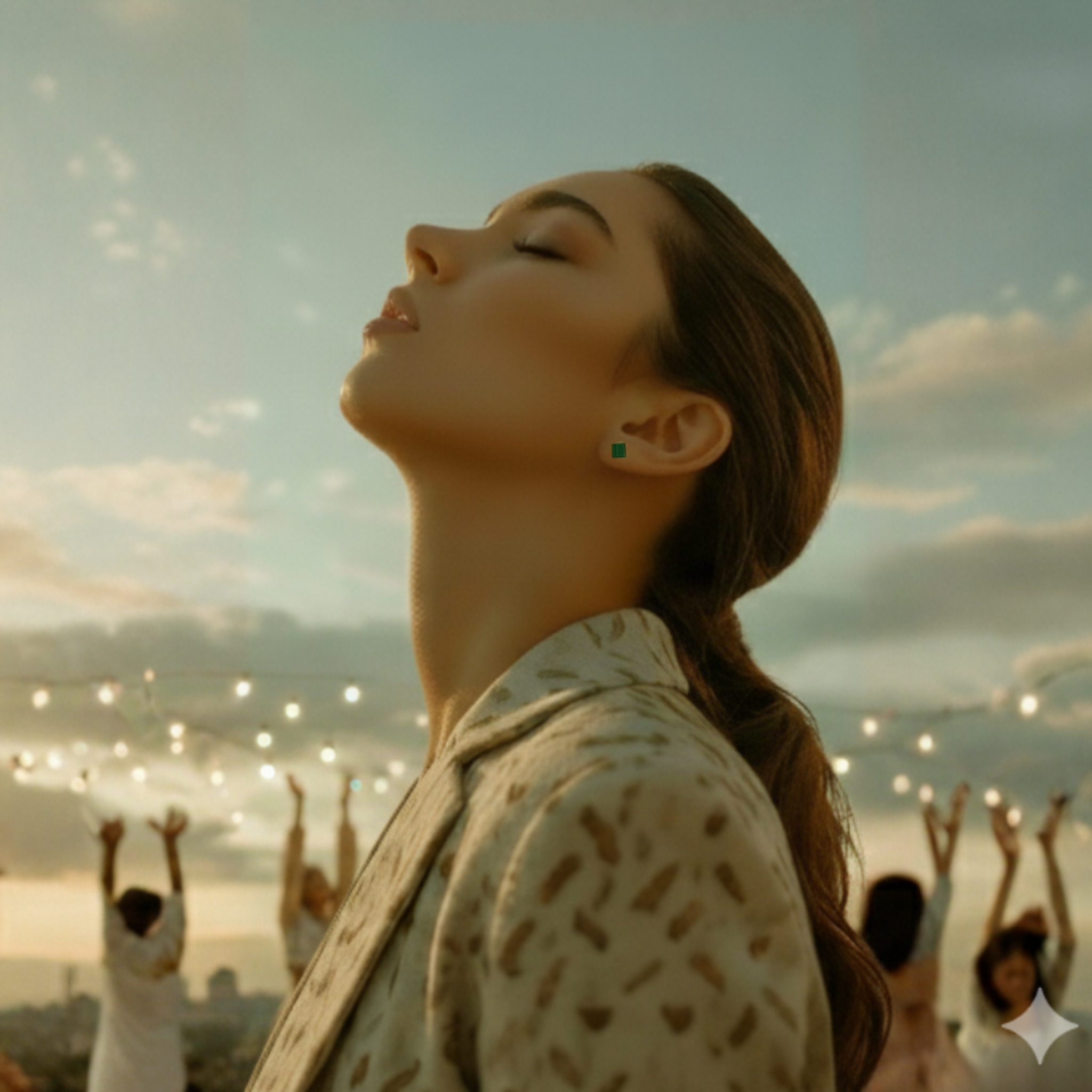 Sage Malachite Studs