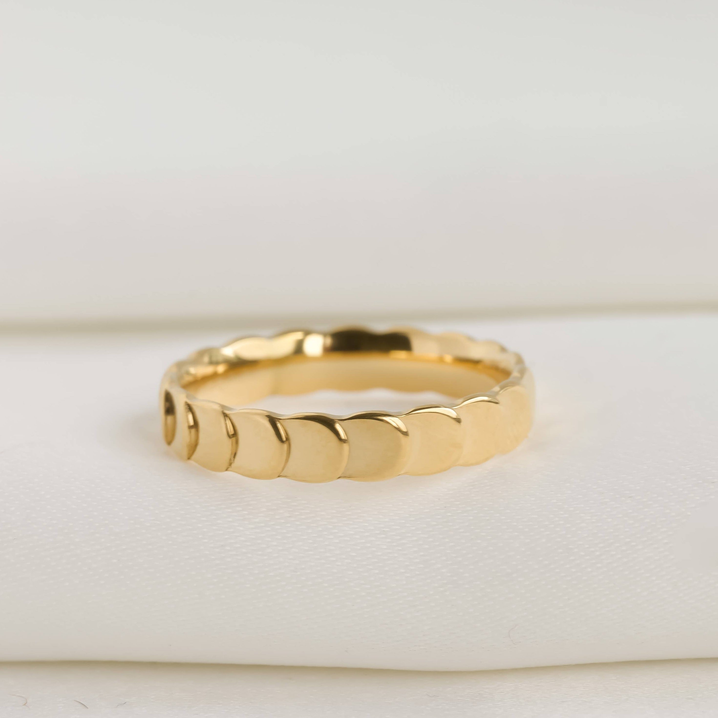 Dainty Gold Rings - Waterproof 18k Gold Stackable Rings