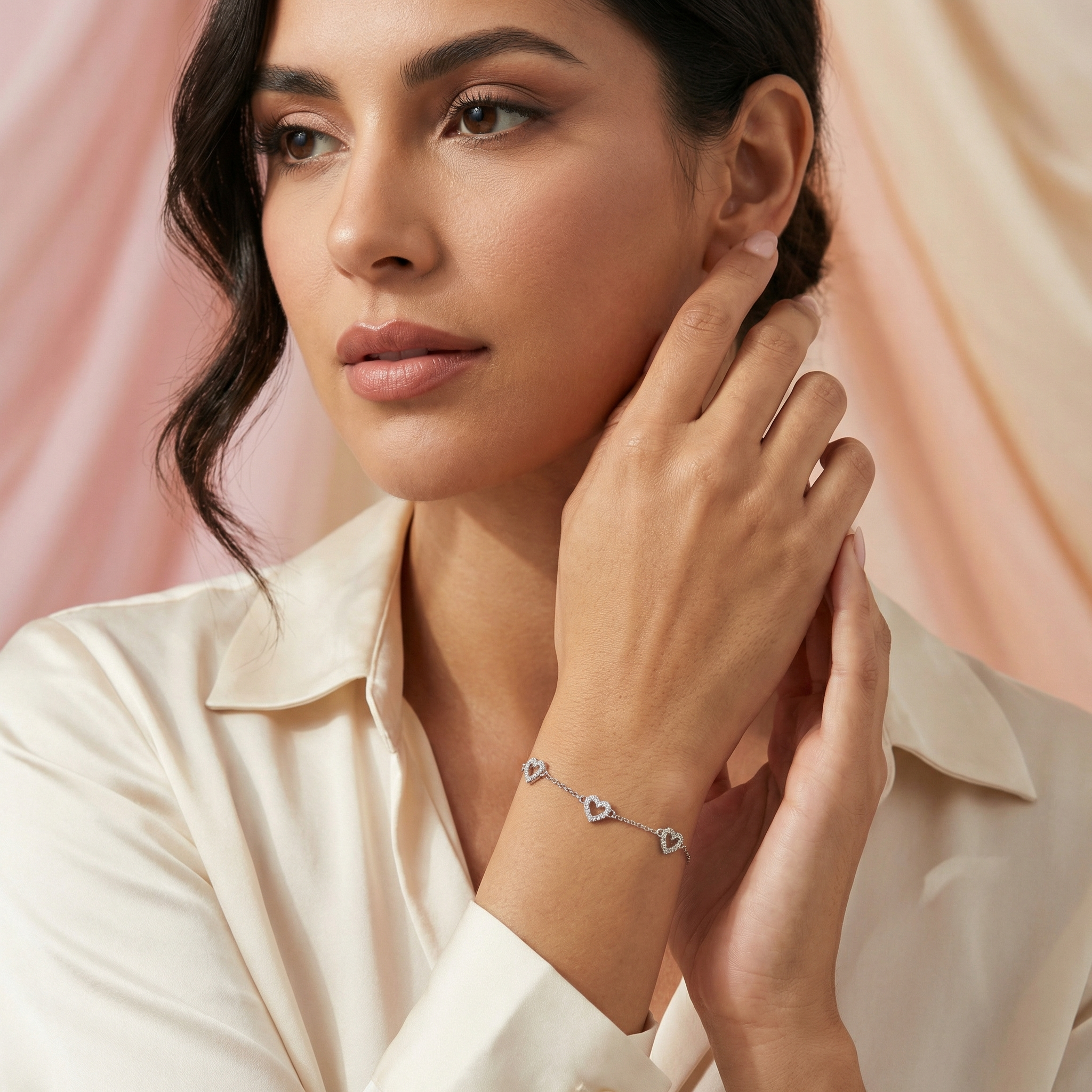 Three Hearts bracelet