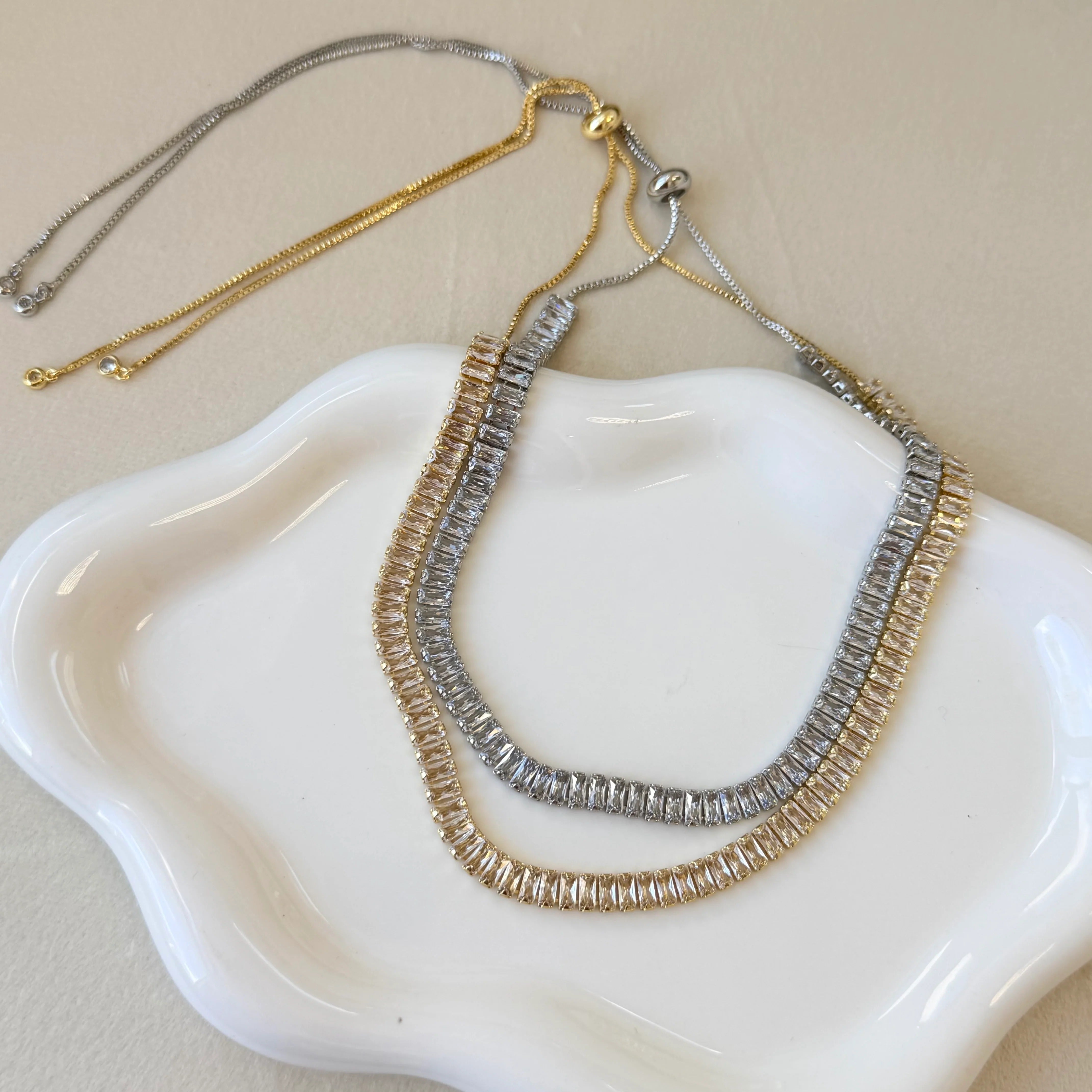 Tennis Rectangle Chokers