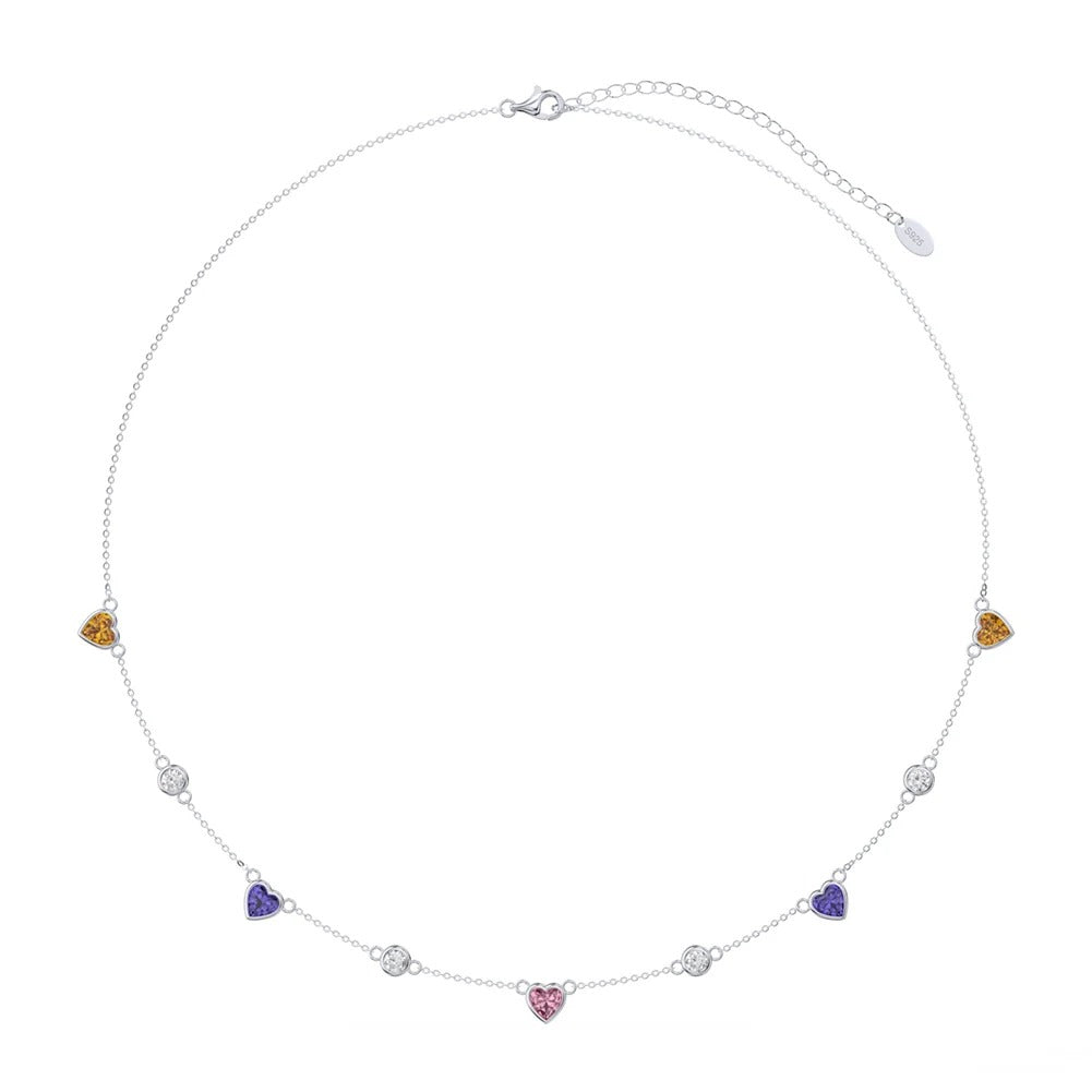Color Hearts Necklace